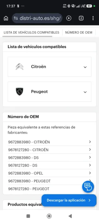 Catalizador Citroen C3 / Peugeot 206 1.2