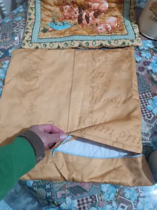 Fundas Cojín Acolchadas Cerditos