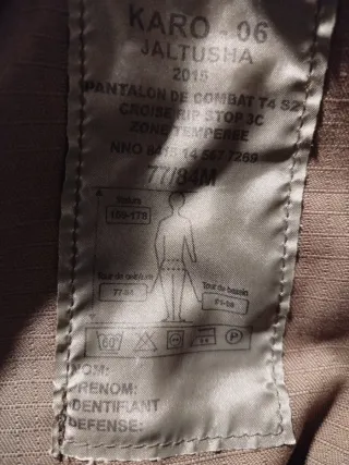 Pantalones Combate Boscosos Ejército Francés