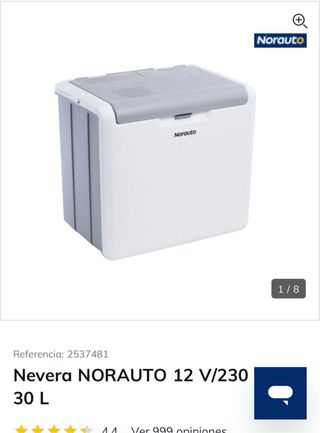 Nevera portátil eléctrica Norauto