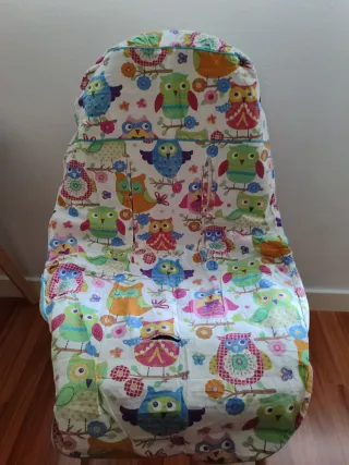 Colchoneta silla paseo búhos