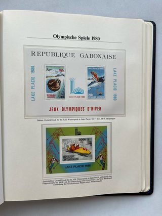 Álbum Sellos Juegos Olímpicos 1980 Vol.2 EXCLUSIVO