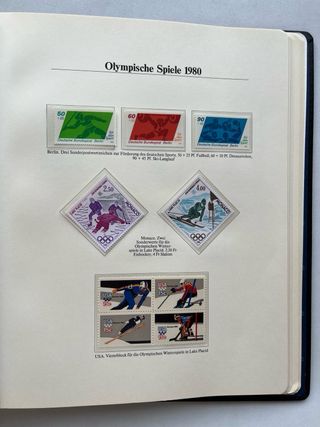 Álbum Sellos Juegos Olímpicos 1980 Vol.2 EXCLUSIVO