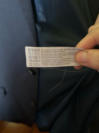 Giacca uomo Zara nera. Taglia 54