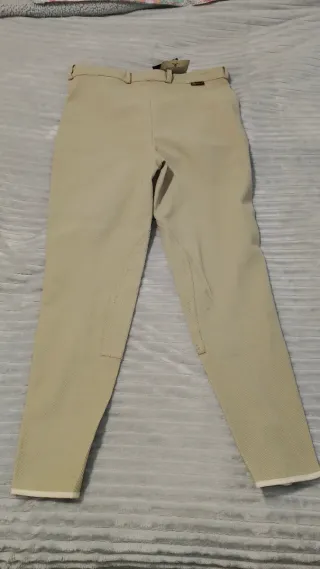 Pantalón de equitación Kenter beige vintage