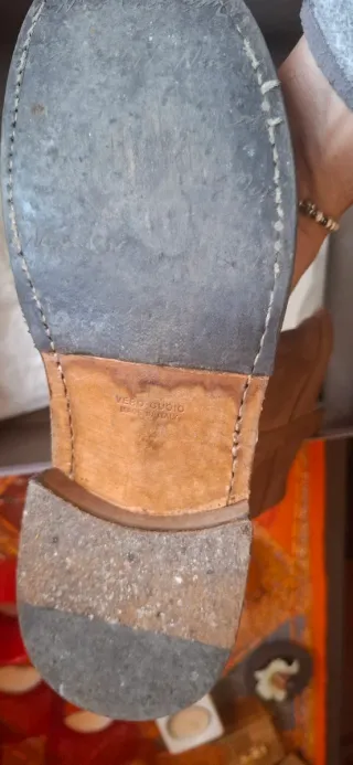 Stivaletti in cuoio marrone