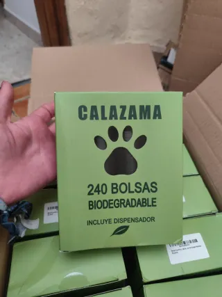 Dispensador + 240 Bolsas Caca Perro Biodegradables