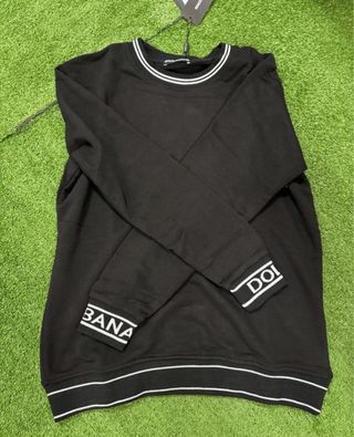 Felpa Nera senza cappuccio