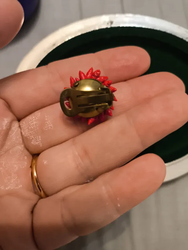 Pendientes Coral Rojo