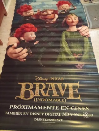 Cartel Cine Brave Disney Pixar