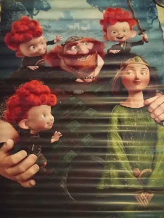 Cartel Cine Brave Disney Pixar