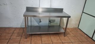 Mesa de trabajo acero inoxidable
