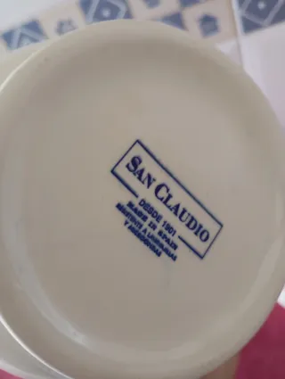 Tetera San Claudio Porcelana Blanca