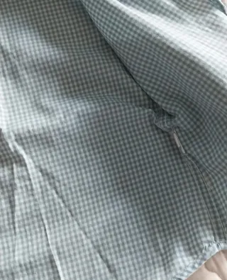 Camisa Gocco xadrez verde claro Tam 5/6