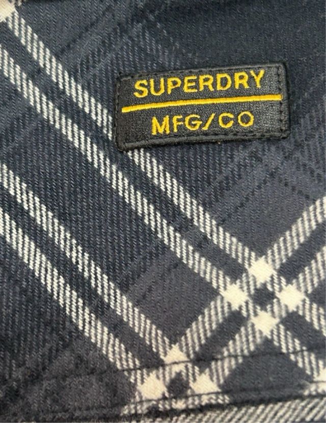 Superdry sobrecamisa hombre con Capucha Talla XXL