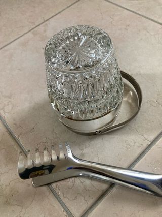 Secchiello porta ghiaccio in cristallo