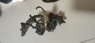 Maniglia antica drago con ali