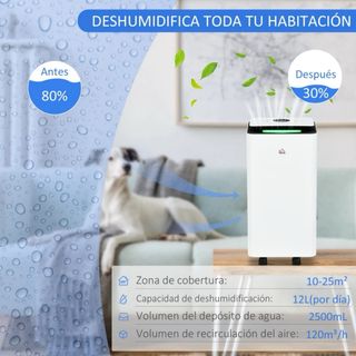 Deshumidificador Eléctrico 12L/día