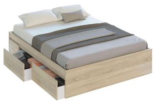 Cama con 4 cajones y colchón