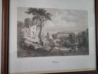 Riproduzione stampe antiche incorniciate