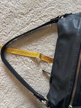 Borsa Coccinelle a spalla vera pelle nera