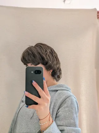 Peluca pelo natural moreno corto