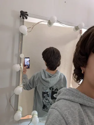 Peluca pelo natural moreno corto