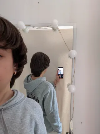 Peluca pelo natural moreno corto