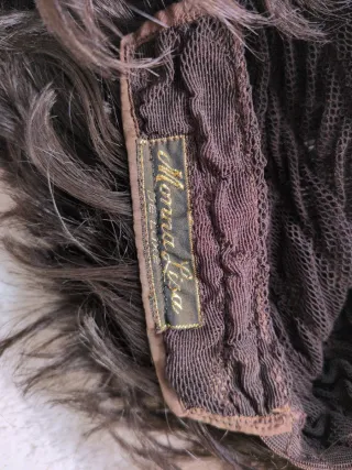 Peluca pelo natural moreno corto