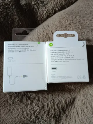 Adaptador USB-C 35W y Cable Carga 60W