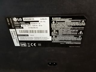 Televisor LG 65 Negro Para reparar LED