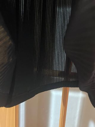 Falda Plisada Negra Talla 44