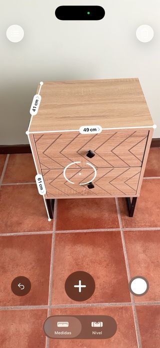 Mesitas de noche roble 2 cajones