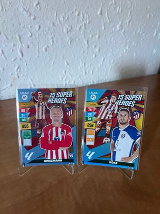 Lote 7 Cartas Adrenalyn 23-24 LaLiga Super Héroes