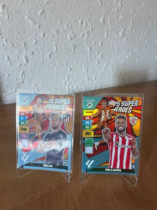 Lote 7 Cartas Adrenalyn 23-24 LaLiga Super Héroes