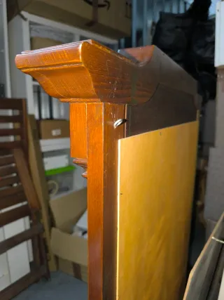 Espejo Tocador Madera con Cajones