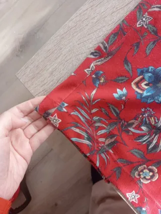 Vestido Zara estampado flores elástico