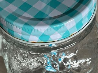 Set 2 Bicchieri Vetro Tappo Cannuccia