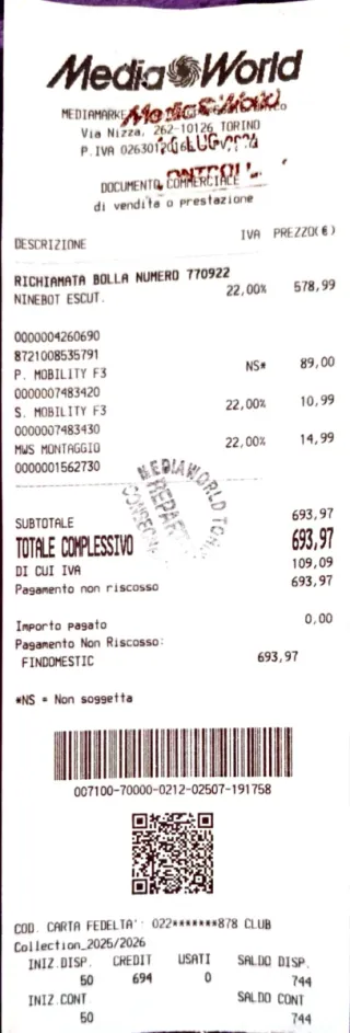 Monopattino Elettrico Segway Ninebot F30E