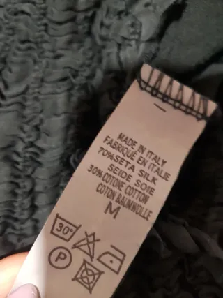 Minigonna nera 70% seta