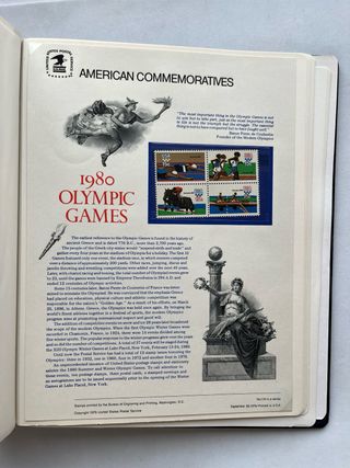 Álbum Sellos Juegos Olímpicos 1980 VOL.1 EXCLUSIVO