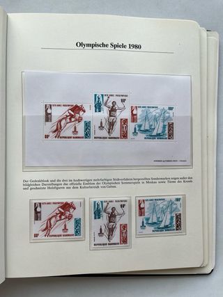 Álbum Sellos Juegos Olímpicos 1980 VOL.1 EXCLUSIVO
