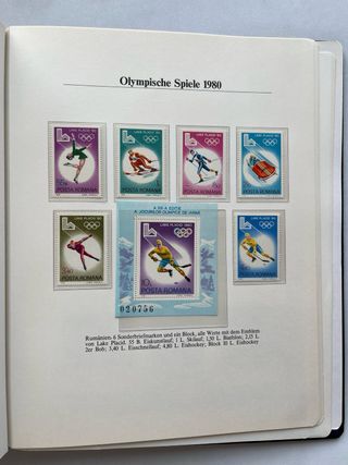 Álbum Sellos Juegos Olímpicos 1980 VOL.1 EXCLUSIVO