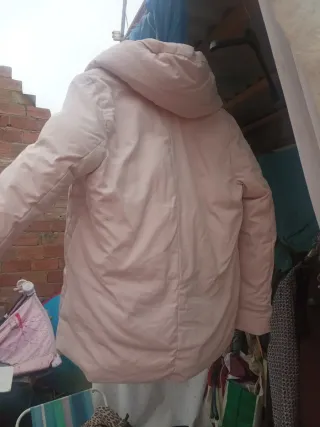 Abrigo Zara rosa talla S