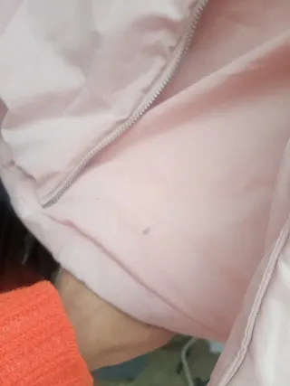 Abrigo Zara rosa talla S