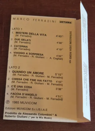 Marco Ferradini - Misteri della Vita (1985)