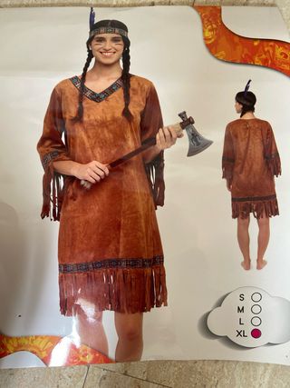 Disfraz India Adulto Talla Única