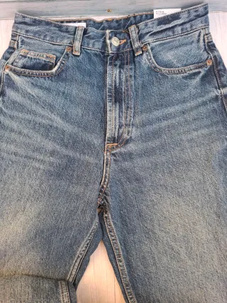 Vaqueros Zara Wide Leg Mujer Talla 38