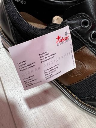 Rieker – Zapatos Casuales Hombre – Talla 45 EU