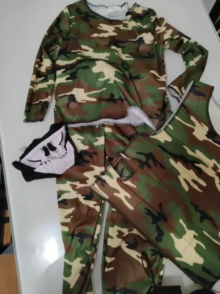 Disfraz Militar Fuerzas Especiales Niño Talla 7-9